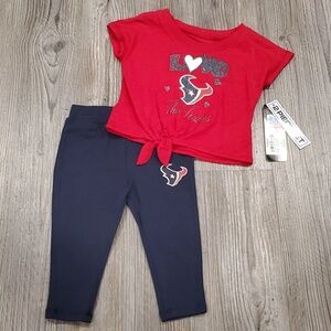 NFL The Texans Matching Set Size 12 Months